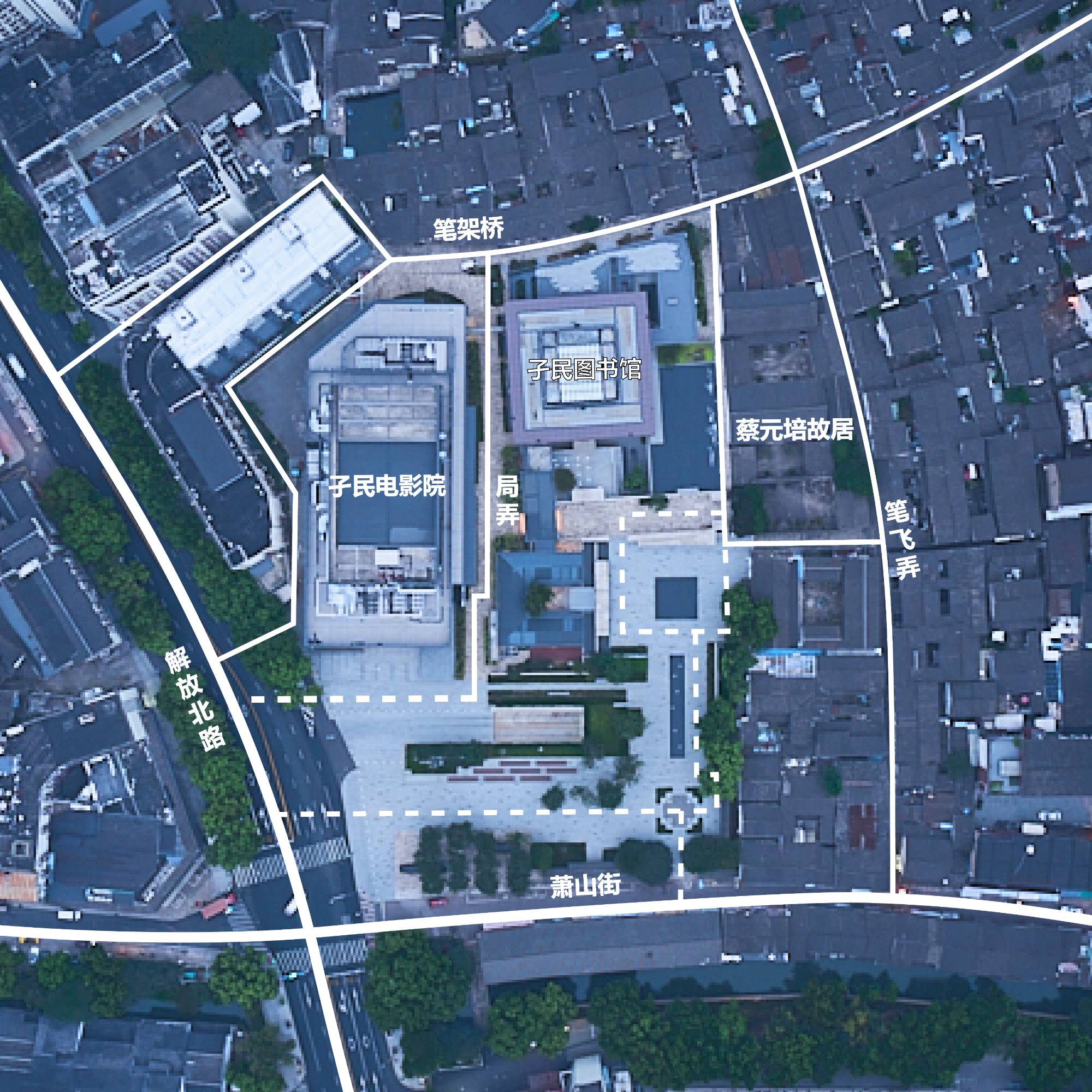圖2 2023本項(xiàng)目建成后周邊道路及建筑節(jié)點(diǎn)分析.jpg